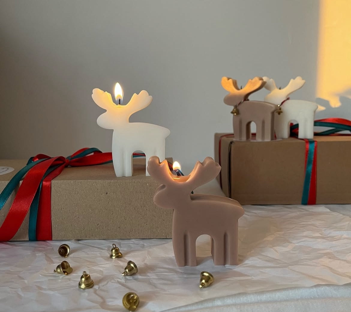 Reindeer Candle