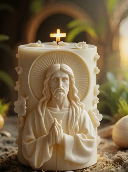3D Christ candle