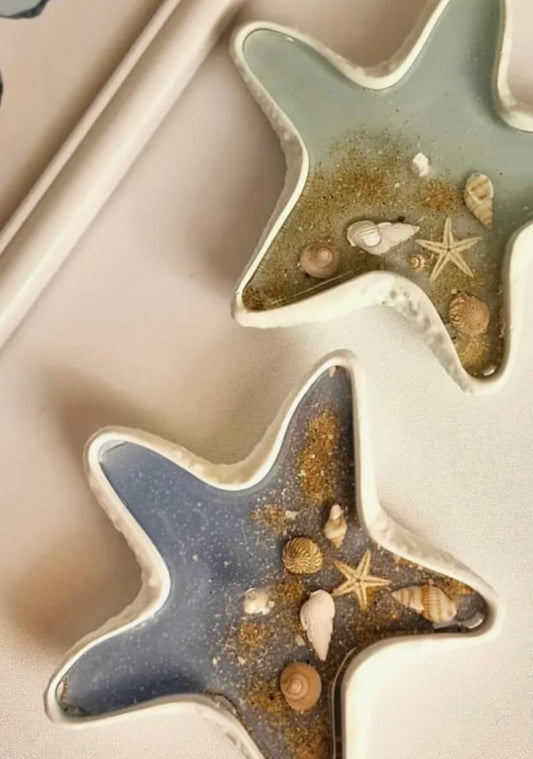 Seashore starfish candle